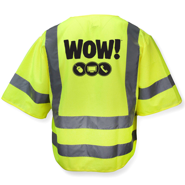 Radians SV83 Standard Type R Class 3 Green Mesh Vest with WOW Logo from Columbia Safety